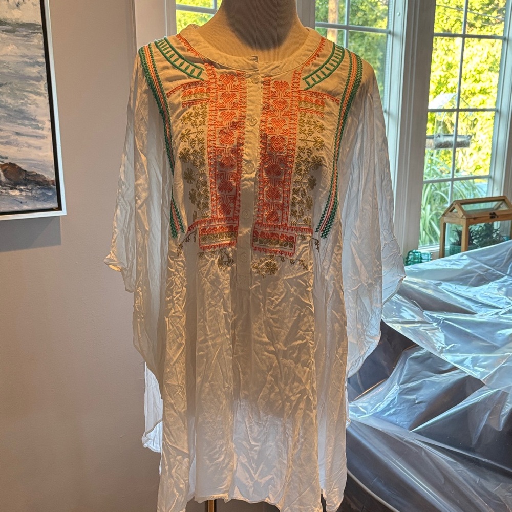 For Cynthia White Beachwear Top‎